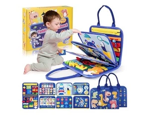 Montessori Toddler Busy Board Educational Activity - Picture 1 of 8