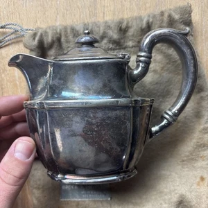 The Palace Hotel British Silver Plated Teapot Or Creamer Vessel 5/8 Pint GMCO - Picture 1 of 24