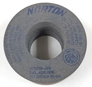 7-23/32'' x 4-3/8'' x 3-3/4'' 37C701-J8VK Grinding Wheel (3) Norton 69083140428 - Picture 1 of 1