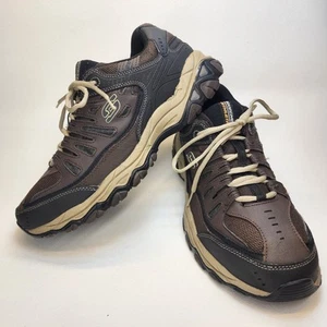 Mens Size 13 Skechers Hiking / Athletic Sneakers Brown - Picture 1 of 10