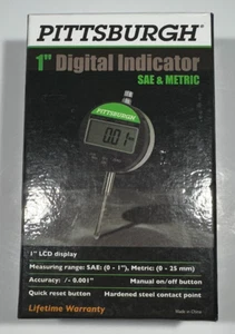 Pittsburgh 1" Digital Indicator SAE/Metric 93295 - Picture 1 of 4
