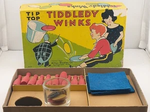 Juegos Tiddly Winks Milton Bradley de colección - Imagen 1 de 6