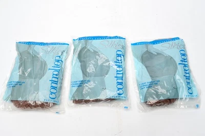 Silkies Talla Grande Control Top Pantimedias XX-Grande Miel Beige Sandalia Conjunto 3 Foto 1 de 4