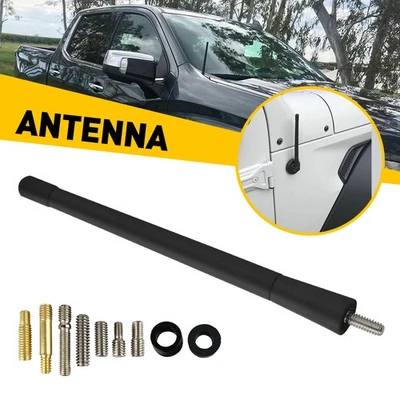 Antena Corta 7" Mástil Negro Radio AM/FM Ajuste Ford F-150 F150 1980-2008 Totalmente Nuevo Foto 1 de 4