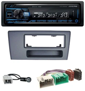 Alpine USB Bluetooth DAB MP3 Autoradio für Volvo S60 S70 C70 V70 00-03 dunkelgra - Bild 1 von 10