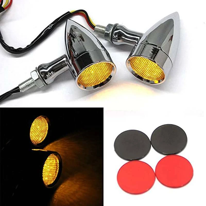 Luz indicadora ámbar señales de giro LEDs para motocicleta Harley XL Sportster 1200 Foto 1 de 4
