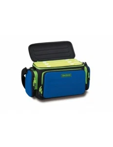 BORSA PESCA AKAMI MG6 IMPERMEABILE CON SCATOLE PORTA ACCESSORI ACCESSORI NEW - Foto 1 di 2