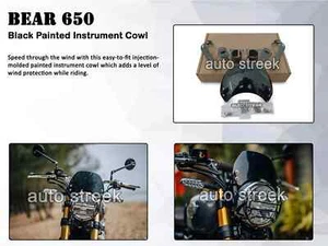 Echte Royal Enfield Bear 650 schwarz lackierte Instrumentenverkleidung - Picture 1 of 8