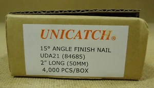 Unicatch UDA21 15* Angle Finish Nail 2in Qty 2000 Metal - Picture 1 of 5
