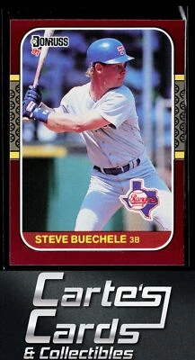 Steve Buechele 1987 Donruss Opening Day #179 Texas Rangers - Image 1 of 2