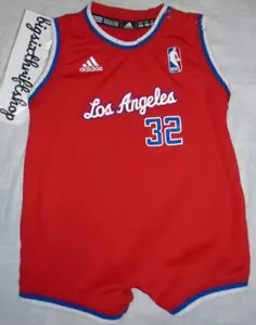 Camiseta deportiva infantil Adidas NBA Los Angeles Clippers talla 12 meses - Imagen 1 de 2