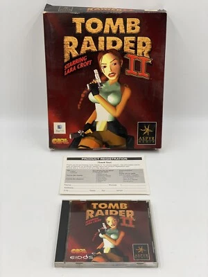 Tomb Raider II Gold Starring Lara Croft (PC, Mac OS) caixa grande com cartão de registro - Imagem 1 de 4