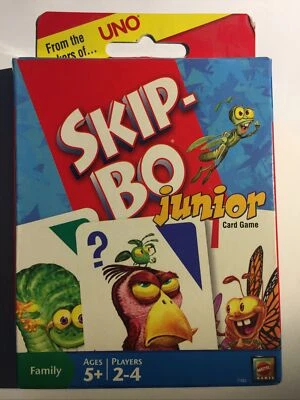 Skip Bo Jr Game Cards. Ages 5+ Family Brand New . Mattel - Image 1 of 2