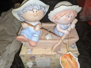 Caja de música Bumpkins Fisherman 1984 fila fila fila fila tu barco - - Imagen 1 de 4