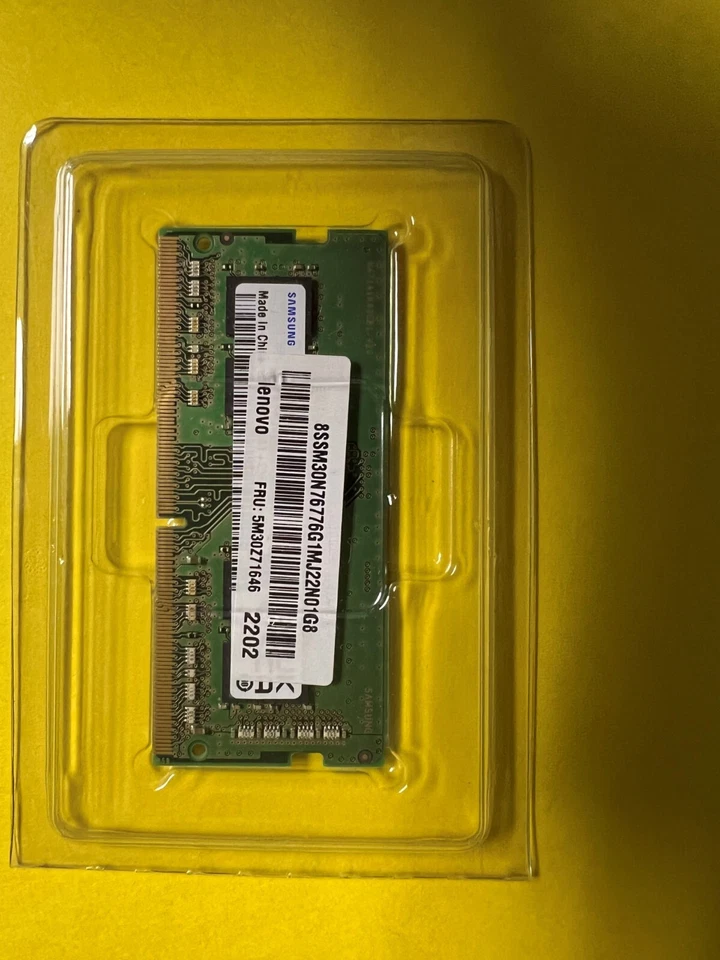 Genuine Lenovo 5M30Z71646 SoDIMM,8GB,DDR4,3200,Samsung - Image 1 of 1