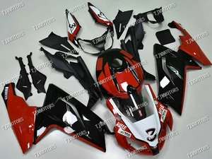For 2006-2011 Aprilia RS125 Black Red ABS Injection Mold Bodywork Fairing Kit - Picture 1 of 8