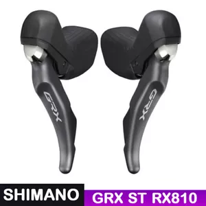 Shimano GRX Bike ST RX810 2x11 Speed STI Dual Control Set Hydraulic Disc Brake - Picture 1 of 5