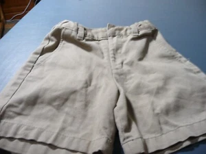 GIRLS SIZE 4 UNIFORM KHAKI SHORTS - Picture 1 of 3
