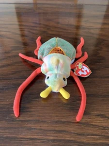 Ty Vintage 2000 Beanie Baby SCURRY The Beetle, neuwertig mit neuwertigem Etikett - Bild 1 von 9