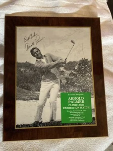 Rare 1977 Arnold Palmer Signed Golf Exhibition Program Los Angeles CA Autograph - Picture 1 of 4