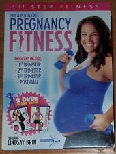 Pregnancy Fitness By Lindsay Brin Factory Sealed DVD Set Free Shipping! ENJOY!