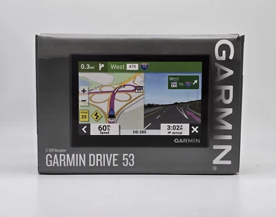 Garmin Drive 53 5" Automotive GPS with Lifetime North American Maps - Image 1 of 4