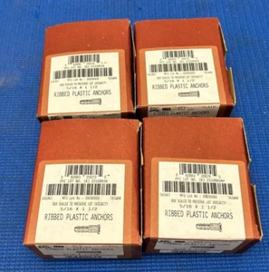 PFC 5/16 X 1 1/2 GERIPPTE KUNSTSTOFFANKER (ROT) (MENGE 400 STÜCK) - Bild 1 von 3