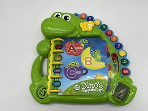 Leap Frog Dino's Delightful Day Electronic Learning Toy ABC Music Lights Book - Picture 1 of 20