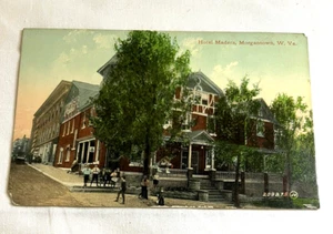 Vintage Morgantown West Virginia Postcard Madera Hotel #209875 - Picture 1 of 2