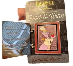 Disney Epcot Food & Wine Festival 2016 Figment Chef AP Passholder Spinner Pin - Picture 1 of 3