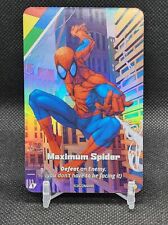 2022 Marvel Ultimate Uno Foil Rare Spider-Man Maximum Spider