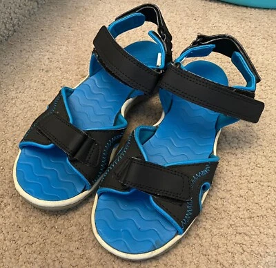 Сандалии унисекс Land's End темно-синие размер 4, б/у в отличном состоянии - Изображение 1 из 3