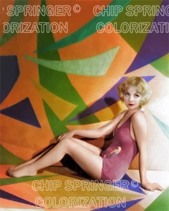 ALICE WHITE in Bathing Suit | 8X10 SEXY CHEESECAKE COLOR PHOTO by CHIP SPRINGER - Picture 1 of 1