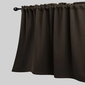 KOUFALL Blackout Valance Curtains for Living Room Rod Pocket Valence for Wind... - Picture 1 of 7