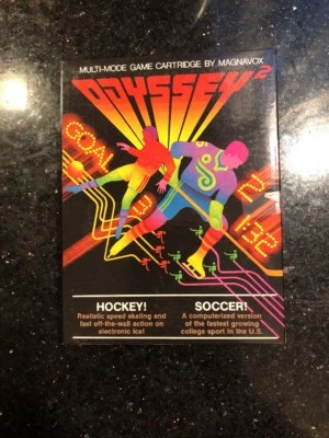 Odyssey 2 Hockey! Soccer! Multi-mode Cartridge Brand new As pictured Magnavox - Image 1 of 4