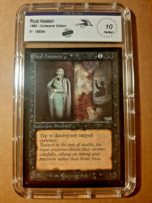= Royal Assassin (Collector's Edition)= Grade 10 PERFECT MTG Magic the Gathering - Image 1 of 2