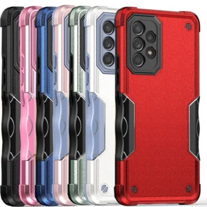 Rugged Duty Armor Cover Back Case For S23 Ultra S22 S21 S20 FE A14 A53 A52 - Picture 1 of 20