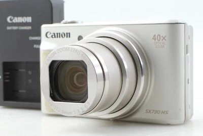 [Mint] Canon PowerShot SX730 HS Digital Camera White 20.3MP 40x From JAPAN - Image 1 of 4