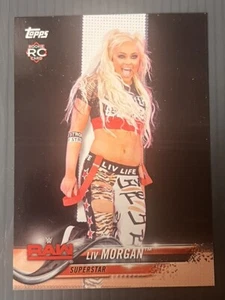 WWE LIV MORGAN 2018 Topps WWE Then Now Forever WWE/NXT Rookie Card - Picture 1 of 2