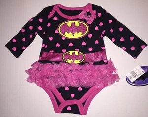 Brand New- DC Comics Batgirl Tutu Creeper Girls (Size 6-9 Months) - Picture 1 of 4