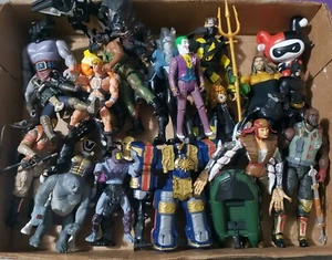 Lot Of 27 Mixed Action Figures.  Aquaman. Batman.  Joker - Picture 1 of 8