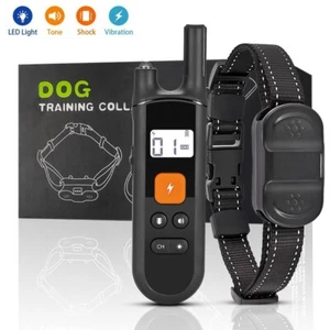 4000 Fuß Hundetraining Halsband Wiederaufladbar Fernbedienung Elektrisch PET Schock - Bild 1 von 14