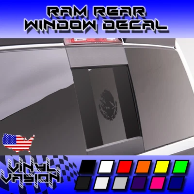 Rear Sliding Window Mexico Flag Decal For Dodge Ram 2009-2018 1500 2500 3500 Foto 1 de 3