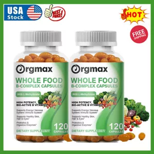 2xVitamin B Complex B1,B3,B12 Supplement Boost Immune, Bone, Energy 120 Capsules - Picture 1 of 9