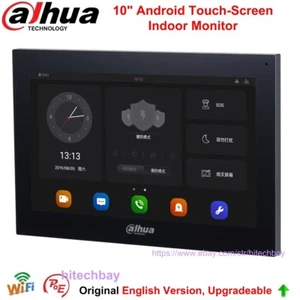 Dahua VTH5341G-W Android 10" Touch-Screen Indoor Monitor IP Video Intercom WiFi - Picture 1 of 6