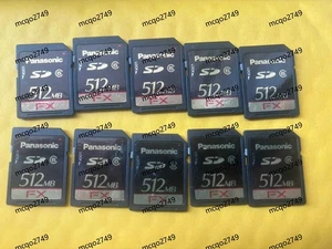 10PCS Panasonic SD 512MB CARD memory card - Picture 1 of 2