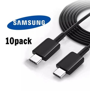 wholesale 10 Pack 6FT USB-C Charger Cable Fast Charge For Samsung Galaxy S24 S23 - Picture 1 of 7
