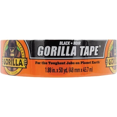Gorilla 1.88 In. x 50 Yd. Heavy-Duty Duct Tape, Black 108084 Gorilla 108084 - Image 1 of 4