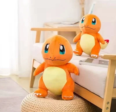 Charmander Squirtle Bulbasaur Plush Toy Anime Figure Model Kids Birthday 25cm - Image 1 of 2