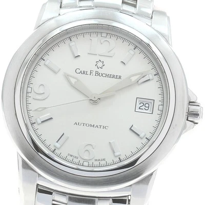 Автоматические мужские часы CARL F.BUCHERER 2824.620 дата серебристый циферблат_879295 - Изображение 1 из 4